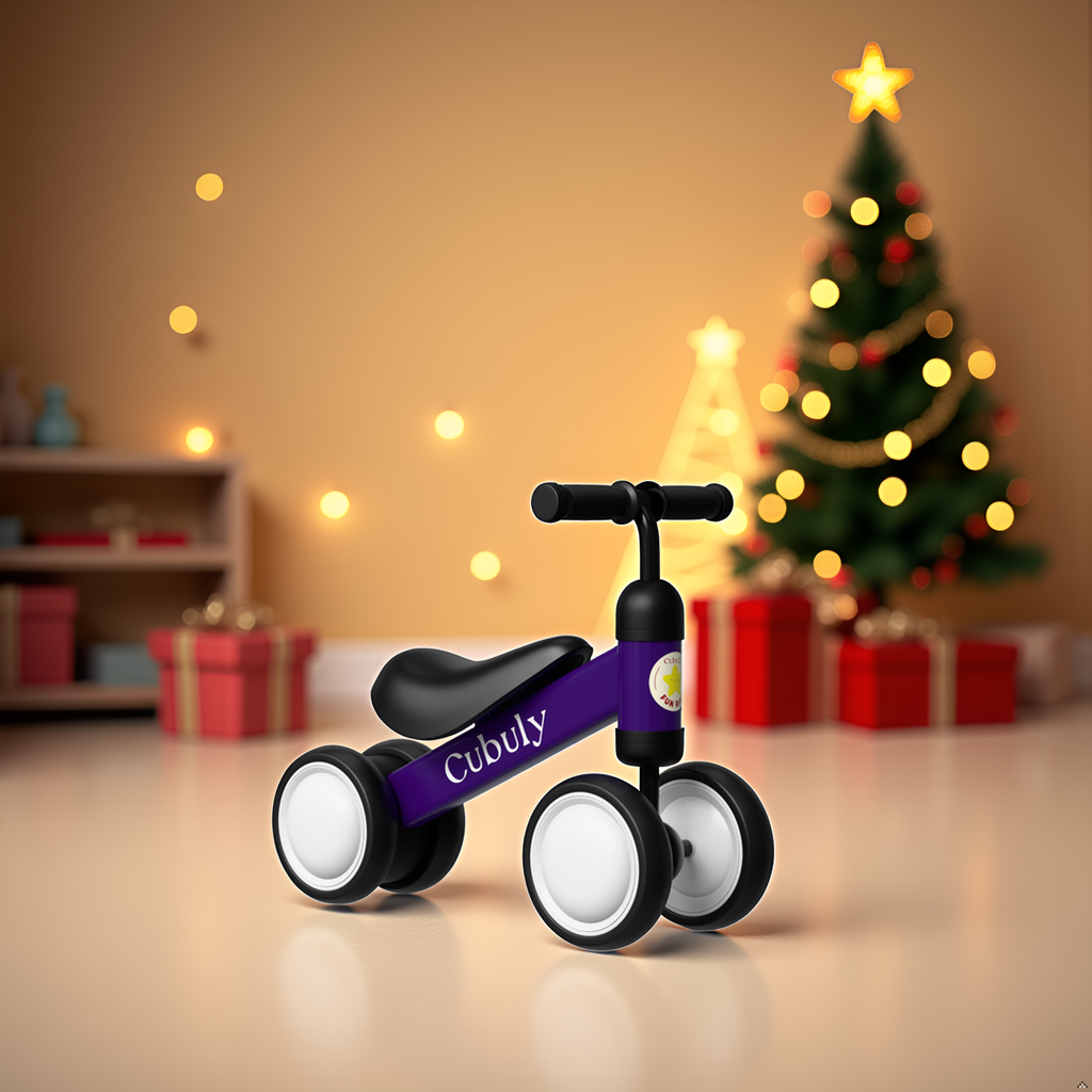 CUBULY Purple Baby Balance Bike