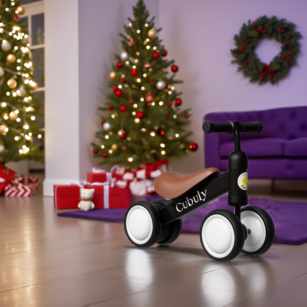 CUBULY Black Baby Balance Bike