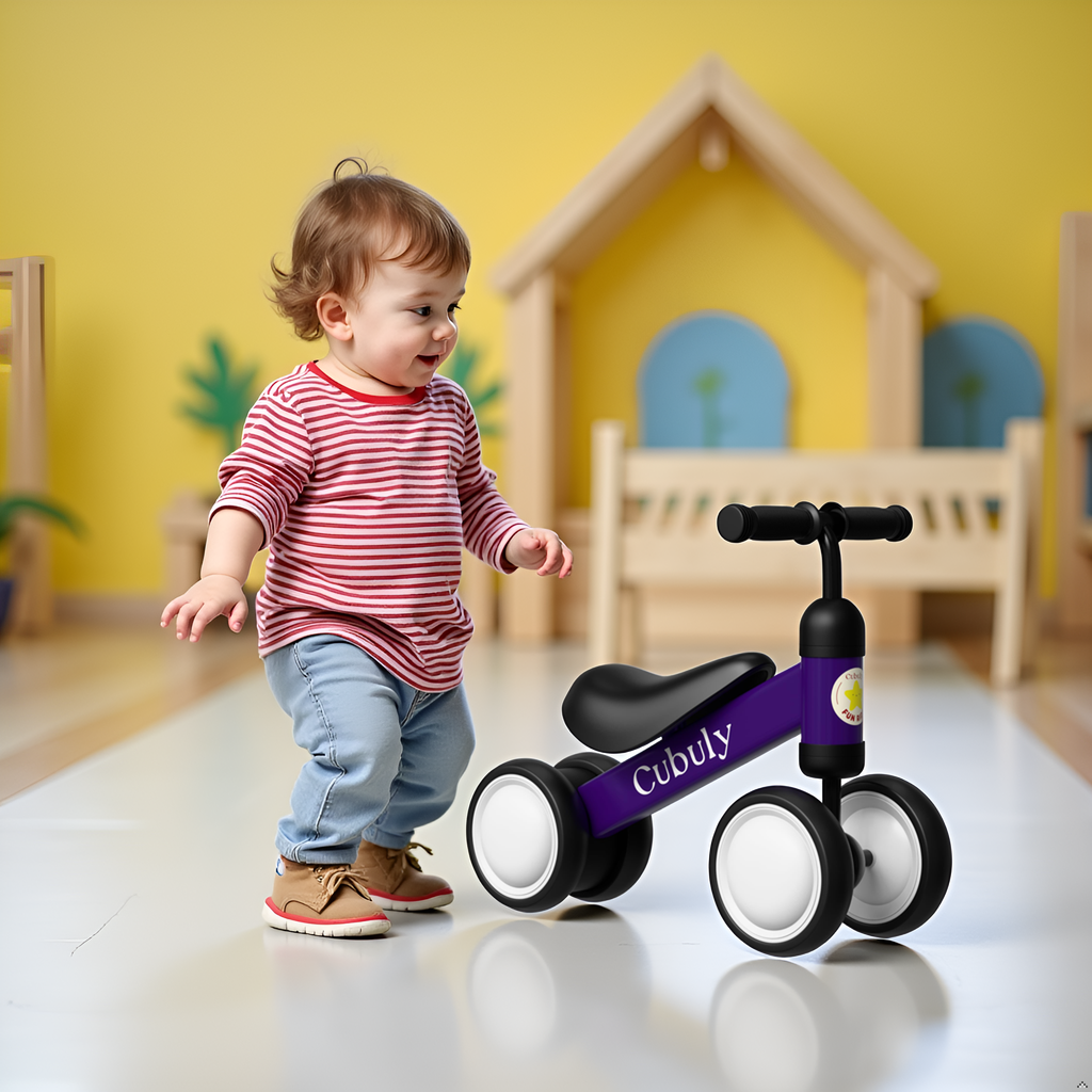 CUBULY Purple Baby Balance Bike