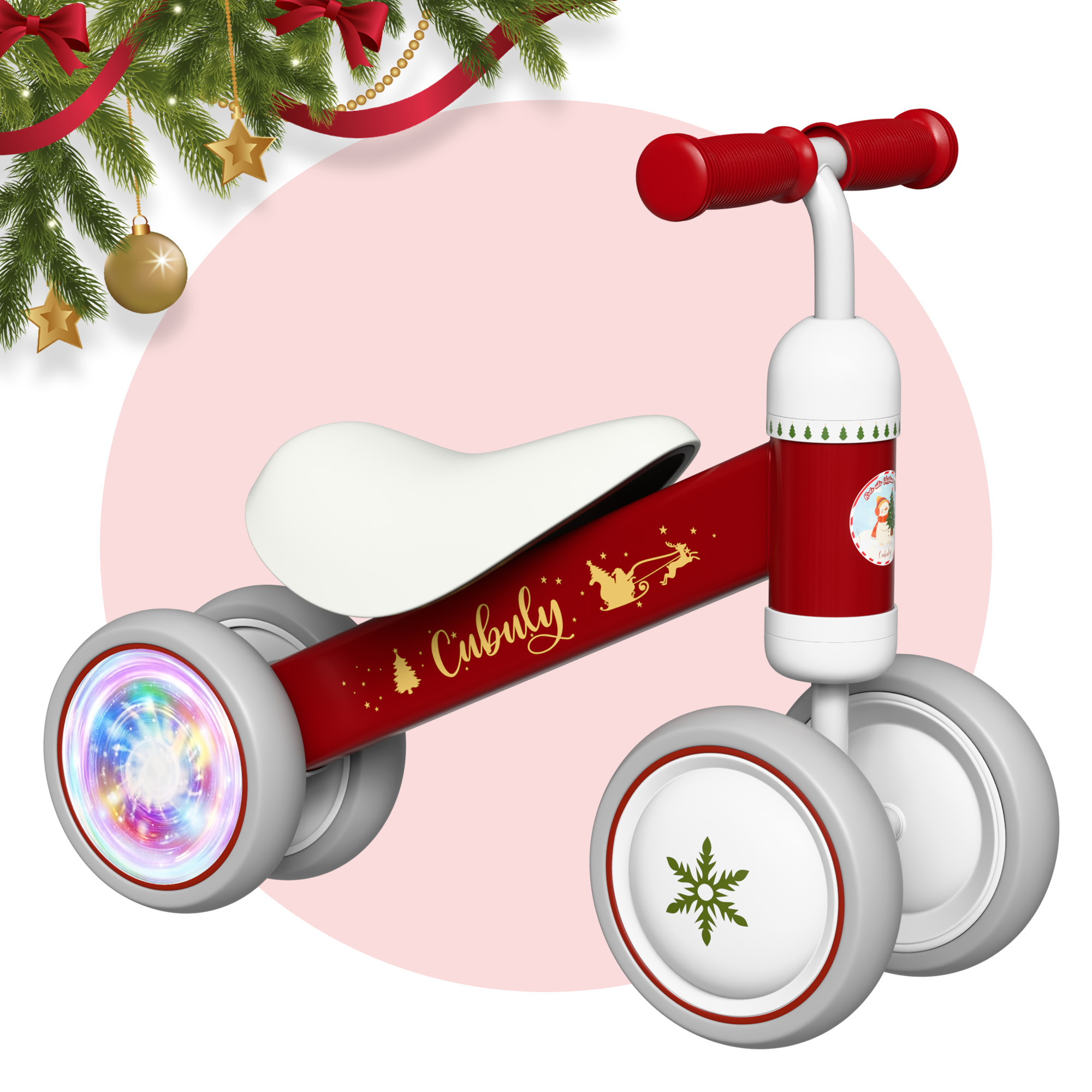 CUBULY Pink Premium Baby Balance Bike