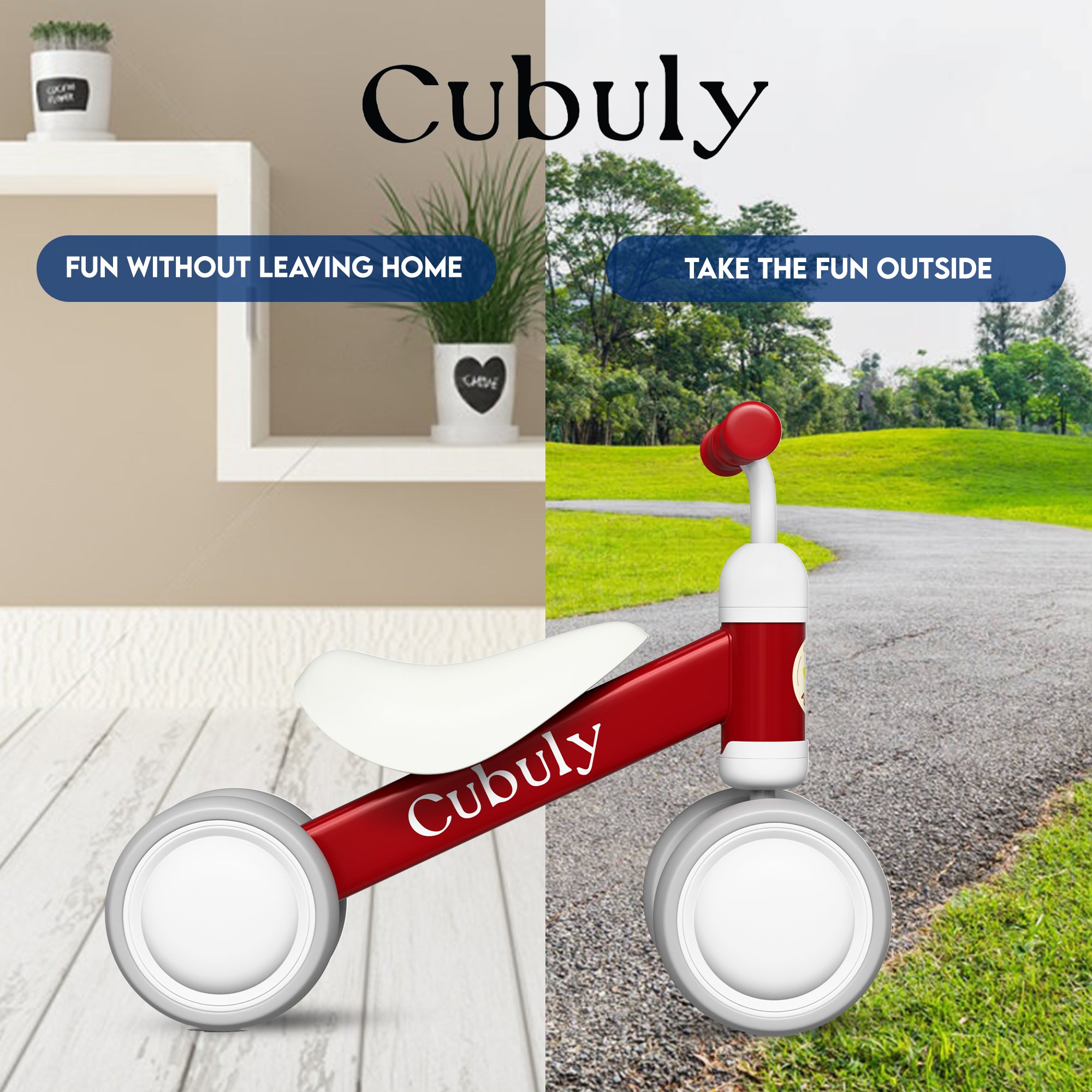 CUBULY Red Baby Balance Bike