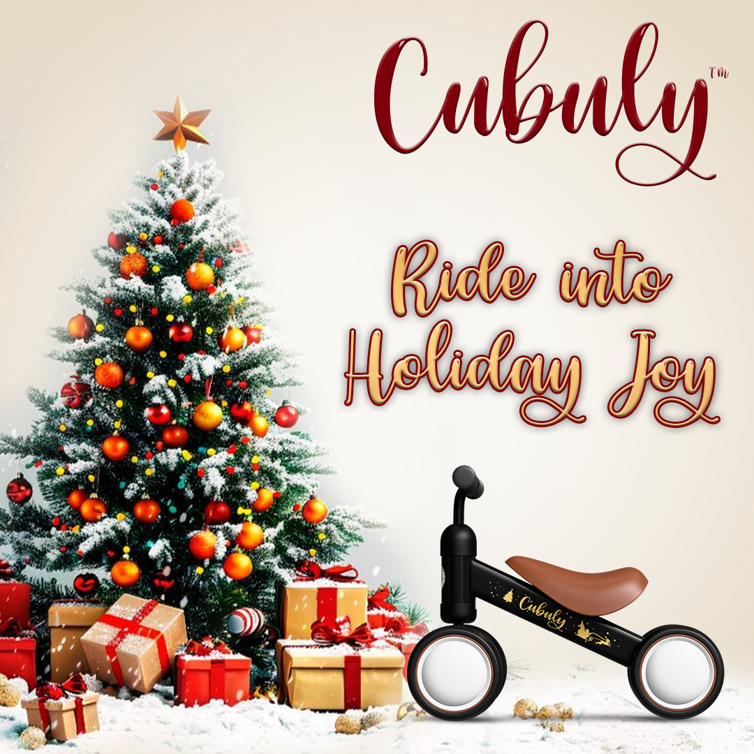 CUBULY Black Premium Baby Balance Bike